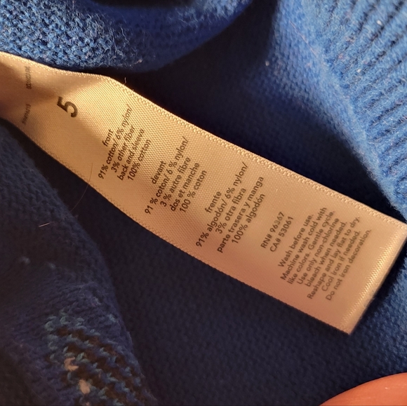 Polar Bear Sweater Osh Kosh " loud" Roar - Picture 5 of 7